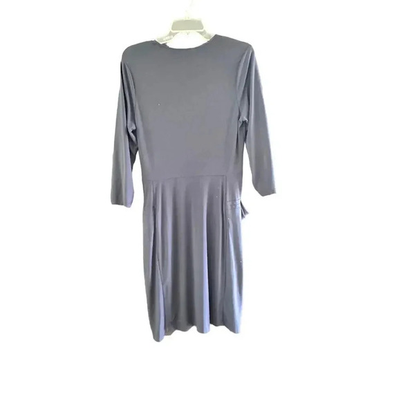 BCBGMAXAZRIA Women's black Long Sleeve Midi Ruffle Dress Size Large - Picture 8 of 8